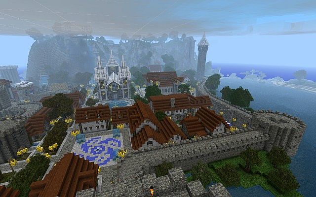 castle map for minecraft