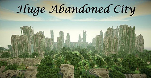 minecraft pe huge city map