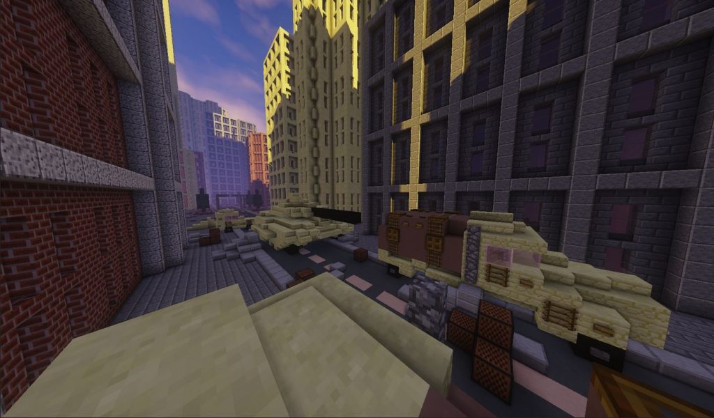 minecraft maps zombie city