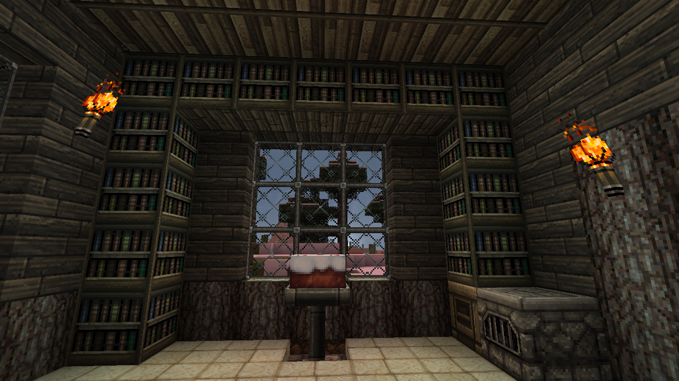 Comment faire une bibliothèque dans minecraft Minecraft