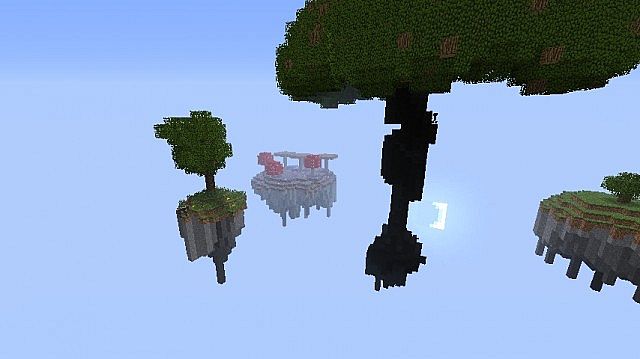 minecraft-map-survival-island-hunter-arbre-volant