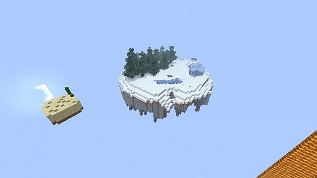 minecraft-map-survival-island-hunter-neige