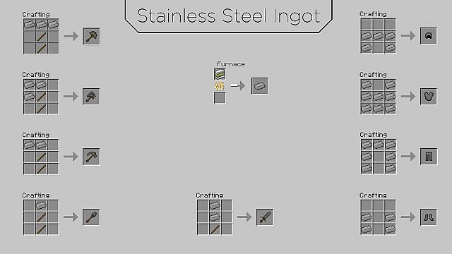 minecraft-mod-aventure-minecraft+craft-stainless-steel-ingot