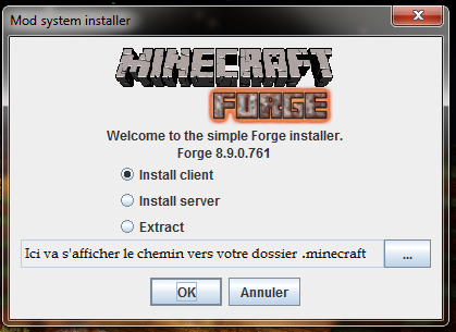 Minecraft-mod-forge-installer