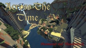 minecraft map aventure rpg francaise across the time