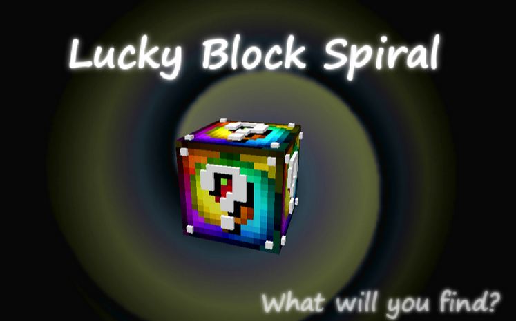 minecraft mod aventure gameplay lucky block spiral