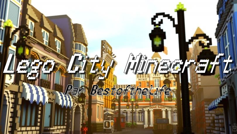 map ville lego city minecraft