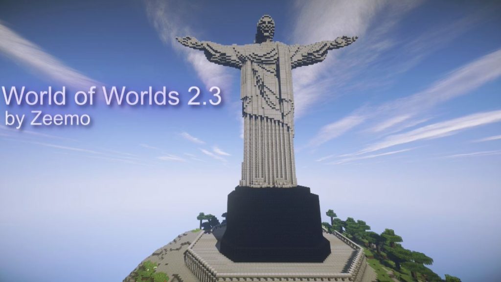 minecraft map world of worlds 2.3 rio