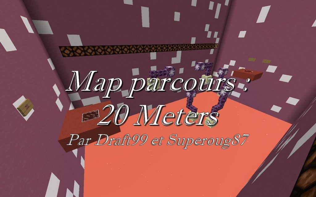 minecraft map jump 20 meters