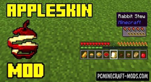 Appleskin Hud Tweak Mod For Minecraft 1 17 1 1 16 5 Minecraft