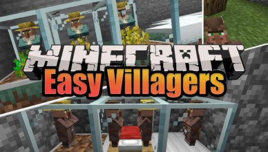 easy villagers mod 1 17 1 1 16 5 store your villagers in a glass box