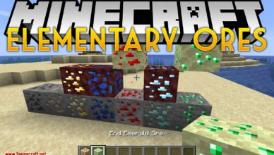 elementary ores mod 1 17 1 1 16 5 adds a few handpicked ores to the nether and end