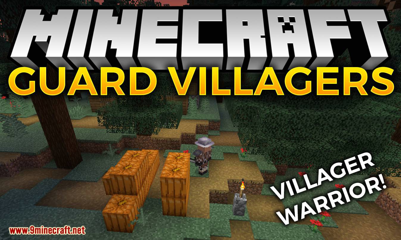 Guard Villagers mod for minecraft logo