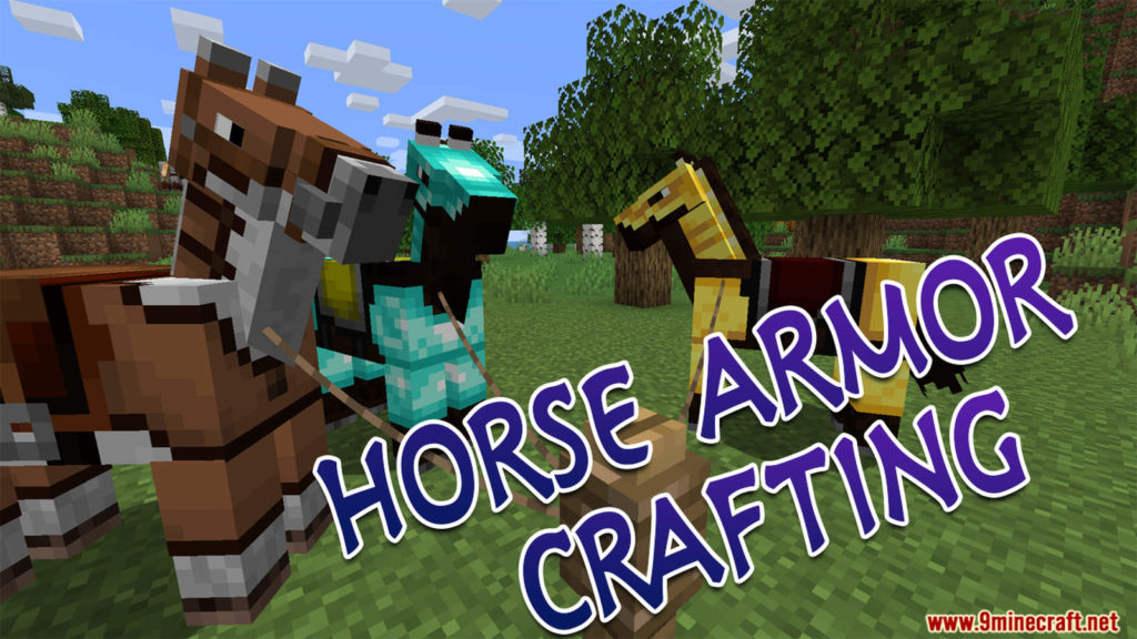 Horse Armor Crafting Data Pack 1 17 1 1 16 5 1 15 2 Adds Crafting Recipe For Horse Armors Minecraft