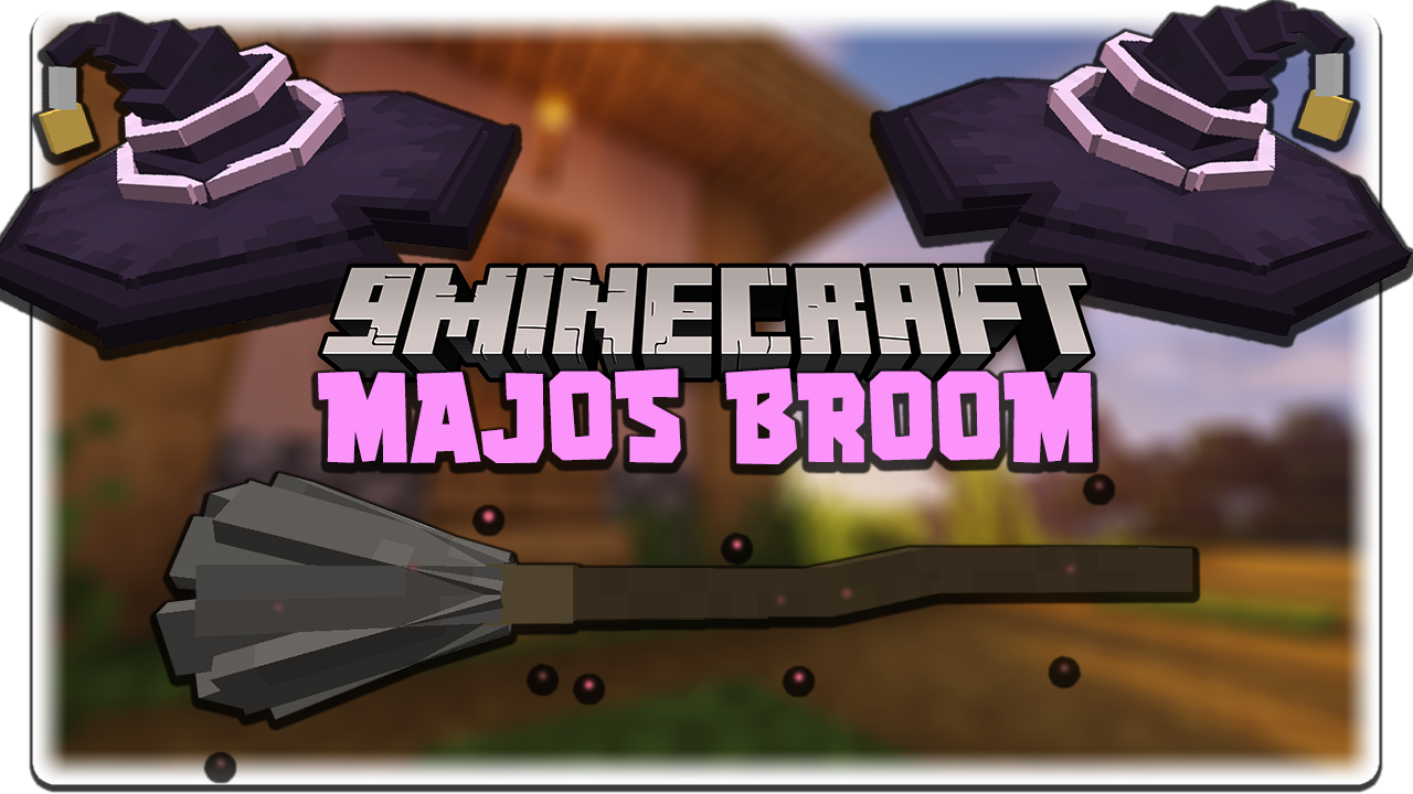 Majos Broom Mod 1 17 1 1 16 5 Magic Flying Broom Minecraft