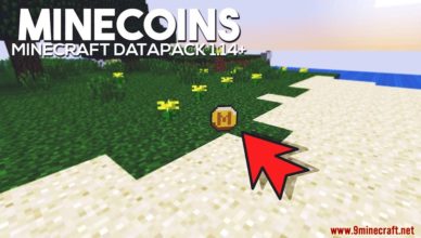 minecoin data pack 1 16 5 1 15 2 1 14 4 add physical currency to your world
