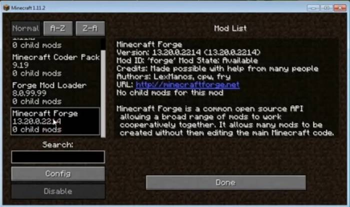 Forge API 1.12.2