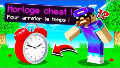 minecraft mais je peux arreter le temps cest trop cheat