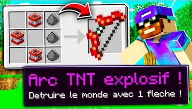 minecraft mais je peux craft des arcs etranges