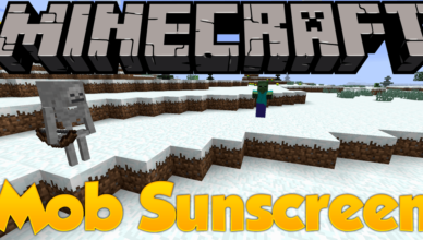 mob sunscreen mod 1 17 1 1 16 5 prevent mobs from burning in sunlight