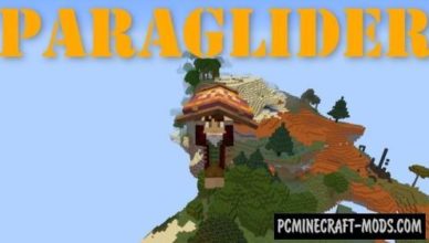 paragliders vehicle mod for minecraft 1 16 5 1 14 4 1 12 2