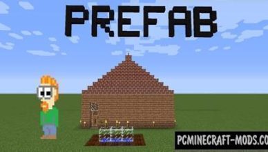 prefab new insta house mod for minecraft 1 17 1 1 16 5 1 12 2
