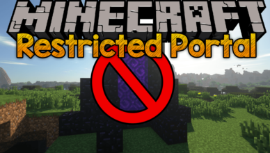 restricted portals mod 1 17 1 1 16 5 stop people bypassing early game