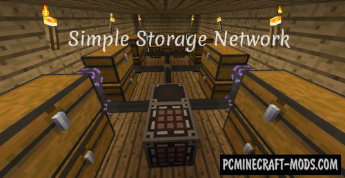 Simple Storage Network - Tweak Mod MC 1.17.1, 1.16.5, 1.12.2