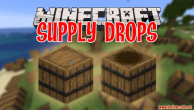 supply drops data pack 1 17 1 1 16 5 airdrops in minecraft