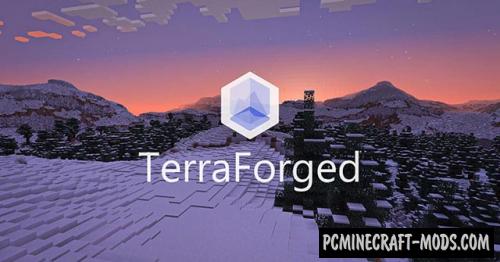 TerraForged - Gen, Biomes Mod For Minecraft 1.16.5, 1.16.4