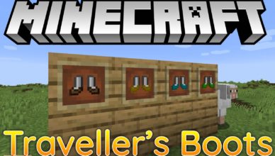 travellers boots mod 1 17 1 1 16 5 adding 4 types of boots