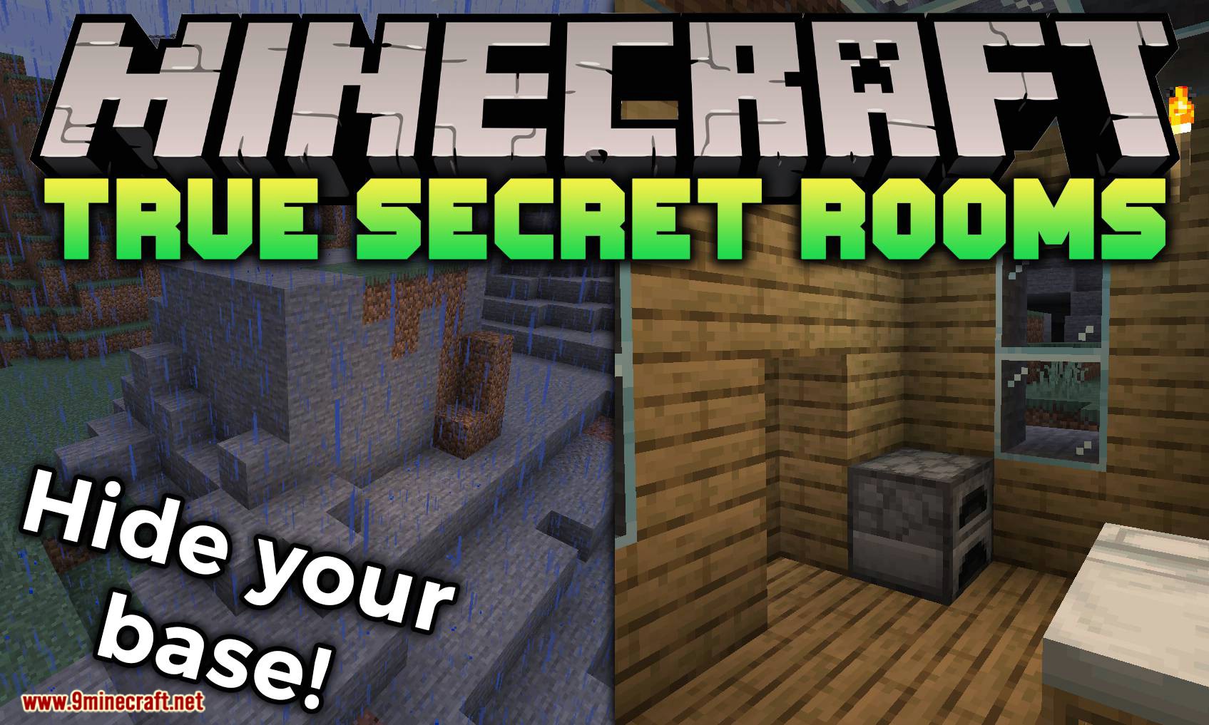 True Secret Rooms Mod 1 17 1 1 16 5 Hide Your Base Minecraft