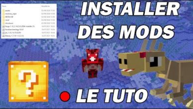 tuto comment installer des mods sur minecraft lucky block dinosaures scp etc