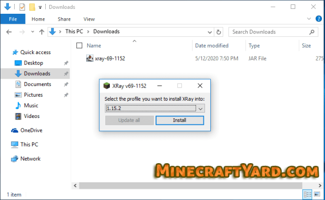 xray-mod-installer-minecraft