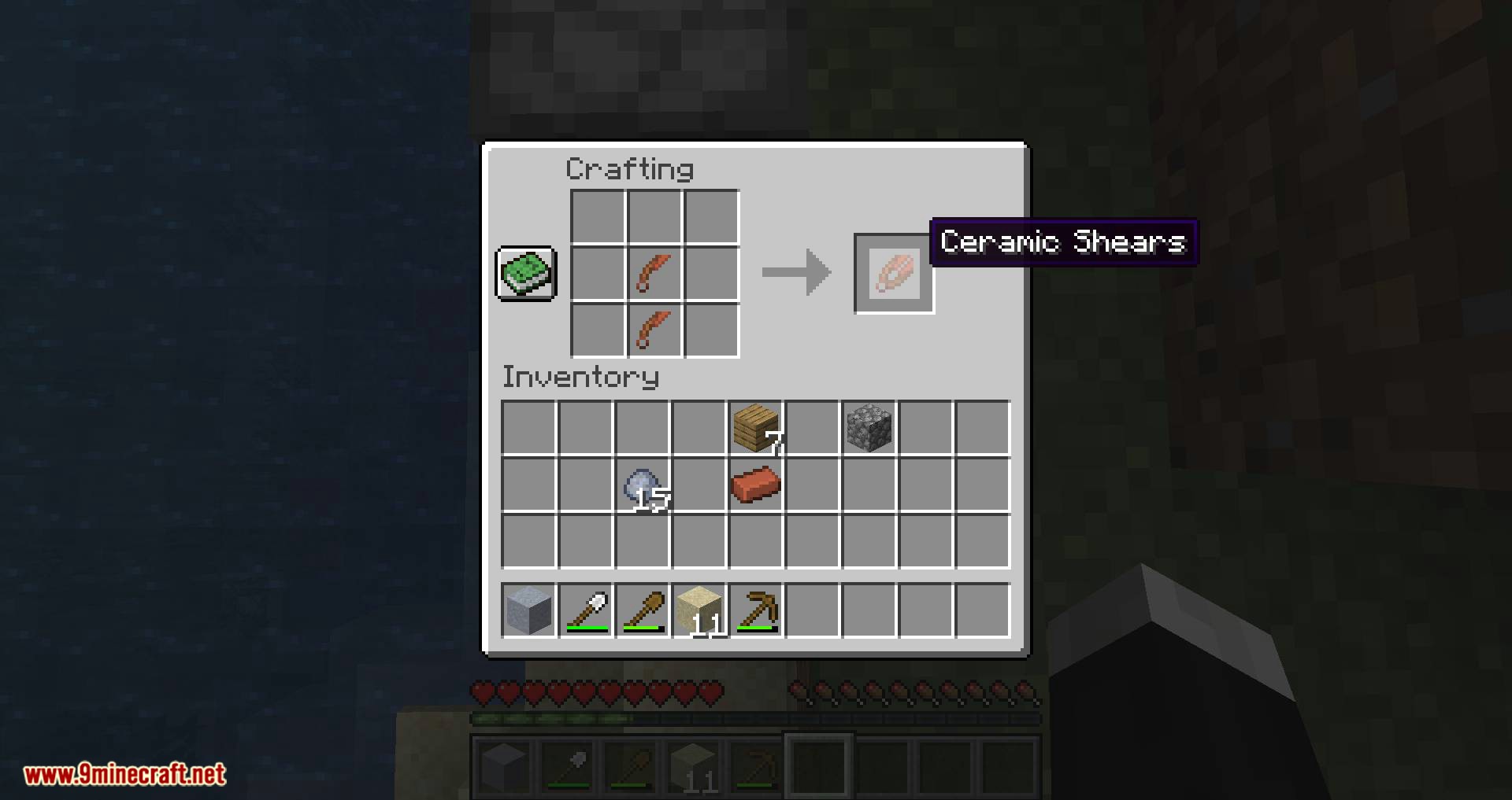 Ceramic Shears mod for minecraft 07