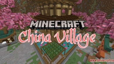 china village map 1 17 1 for minecraft