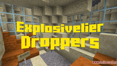 explosivelier droppers map 1 16 3 for minecraft