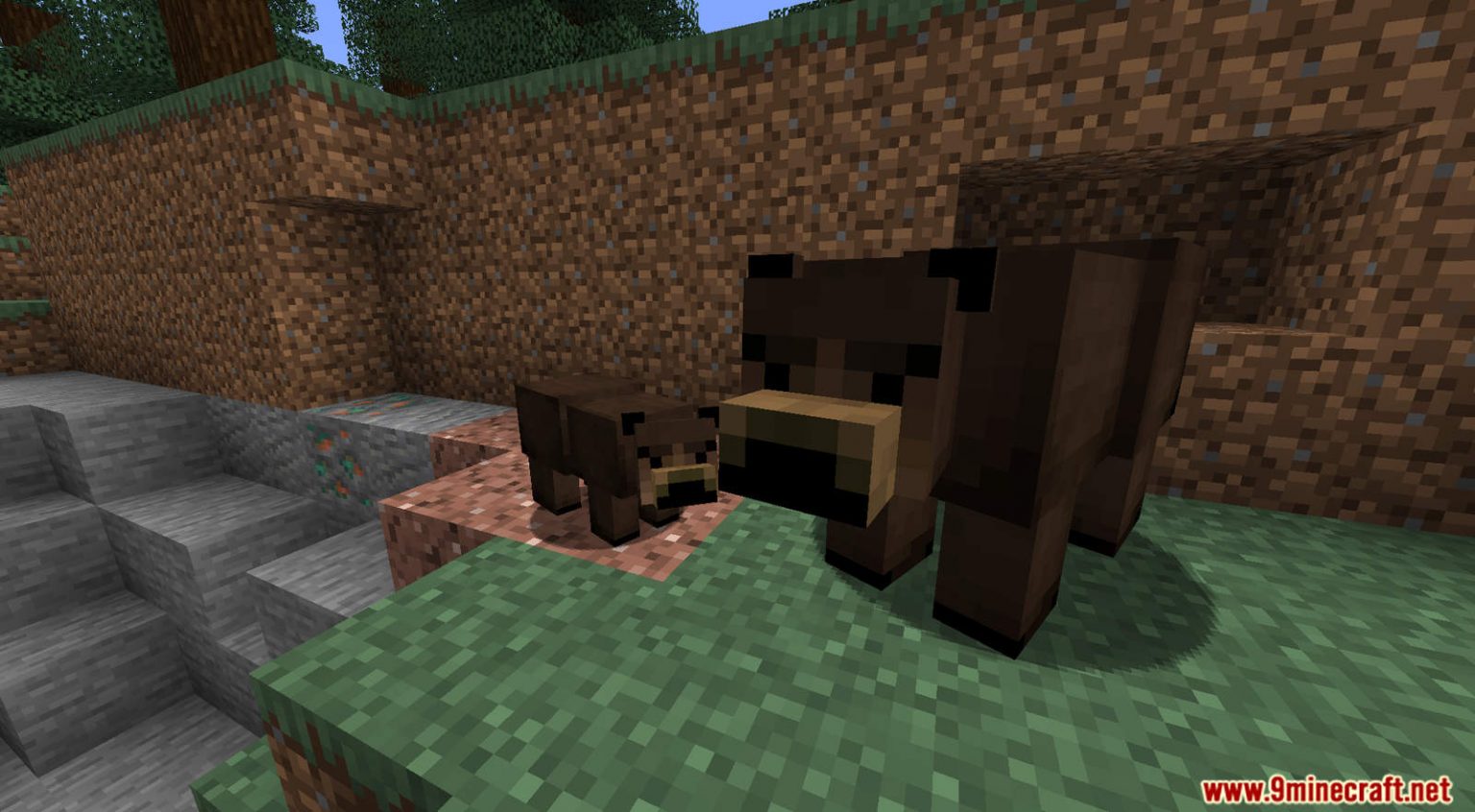 Grizzly Bear Mod New Mob Minecraft