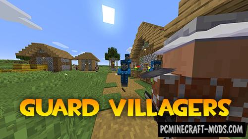 Guard Villagers - New Mobs Mod For Minecraft 1.17.1, 1.16.5
