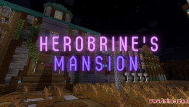 herobrines mansion map 1 17 1 for minecraft
