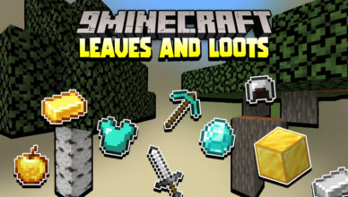 minecraft but leaves are op data pack 1 17 1 1 16 5 op loots from leaves