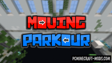 moving parkour map for minecraft