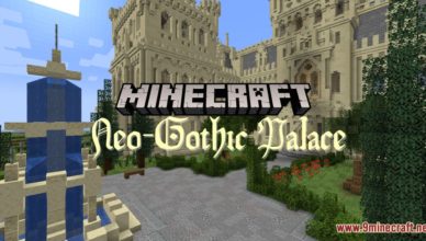 neo gothic palace map 1 16 5 for minecraft