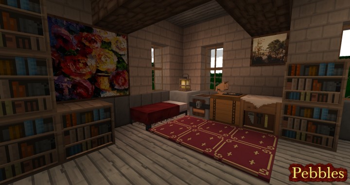 Pebbles 3D Resource Pack for 1.13.1/1.13/1.12.2/1.11.2/1.10.2