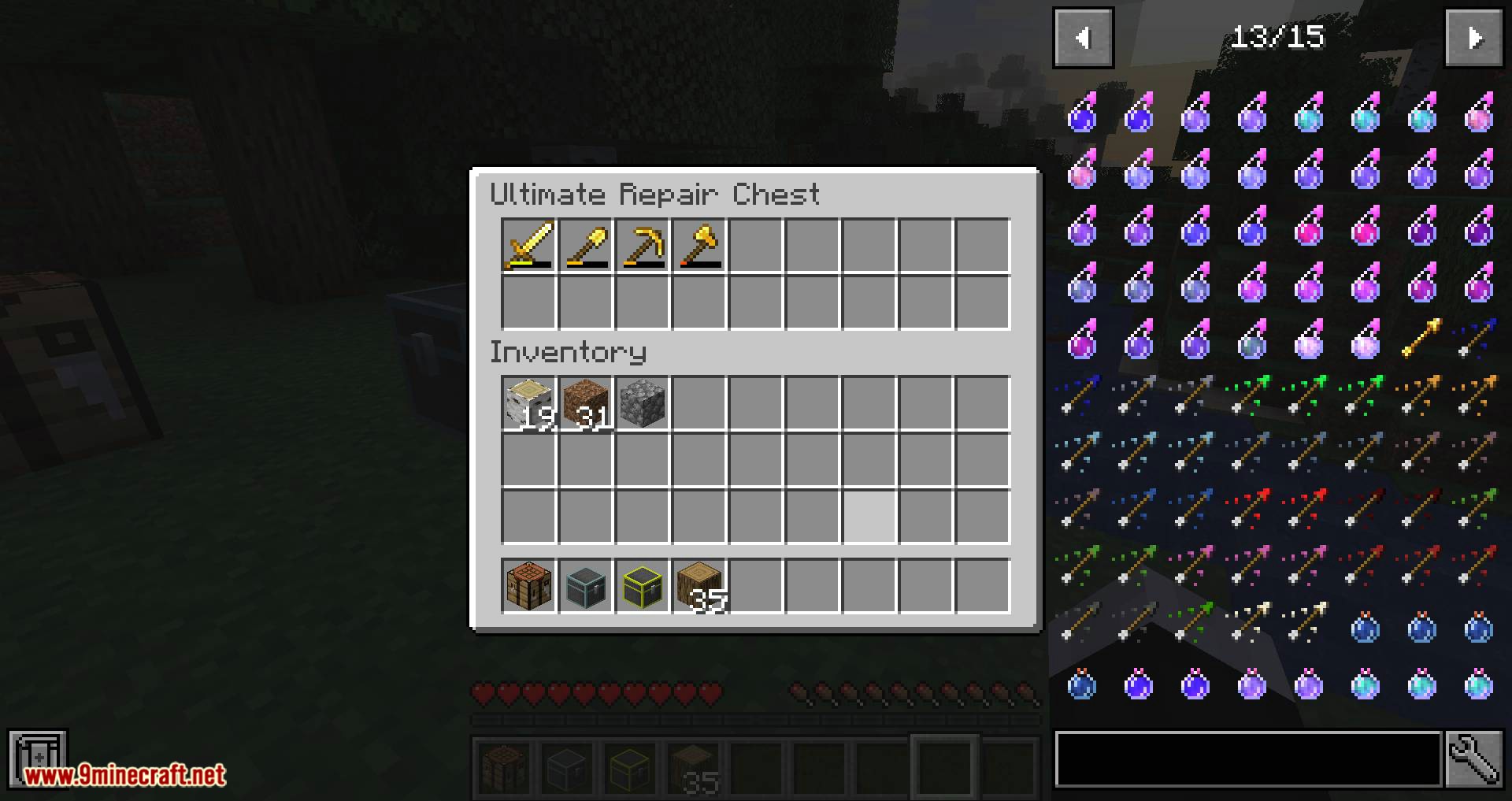 Repair Chests mod for Minecraft 13