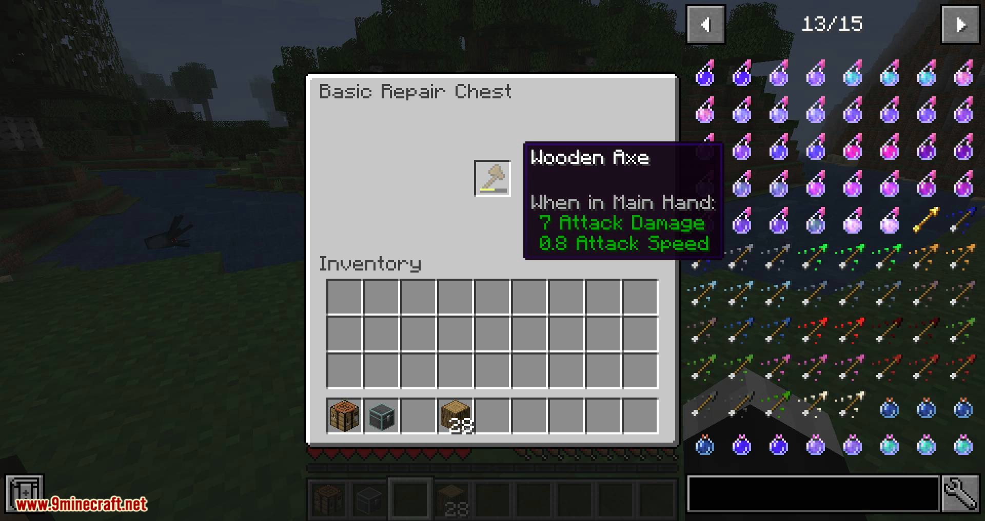 Repair Chests mod for Minecraft 06