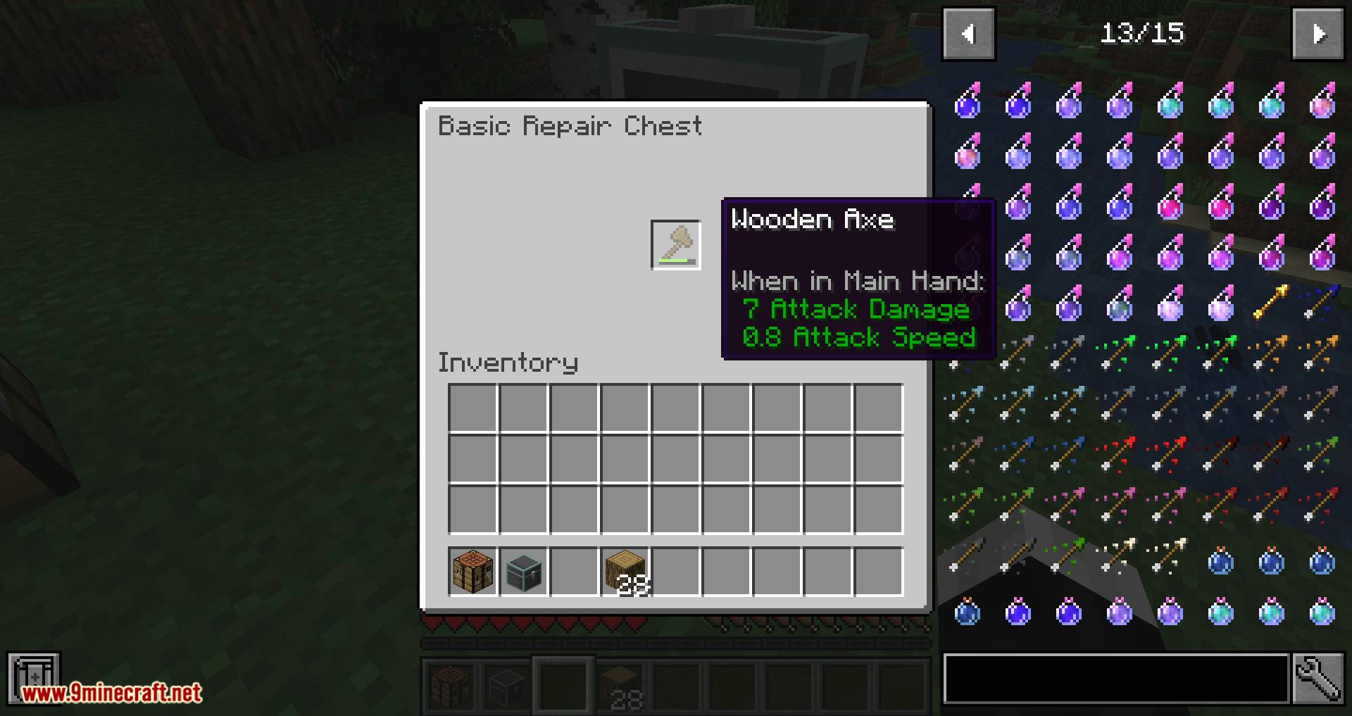 Repair Chests mod for Minecraft 07