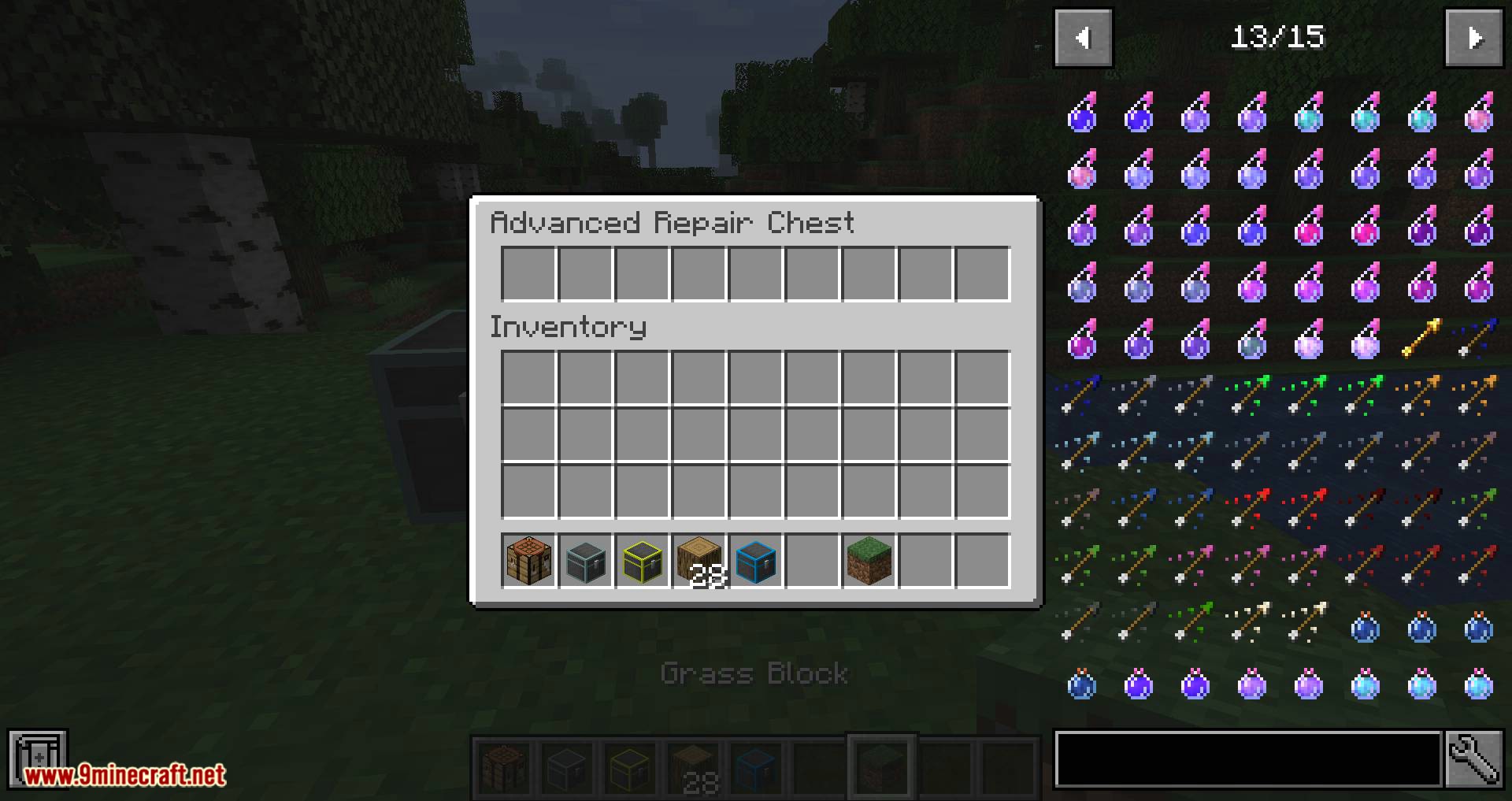 Repair Chests mod for Minecraft 09