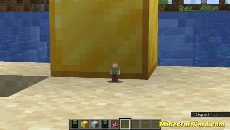 tiny player on head in skyfactory