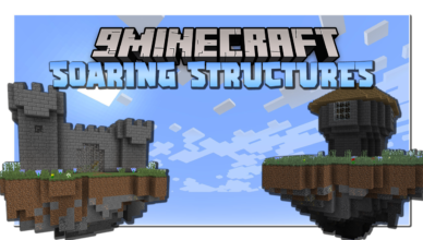 soaring structures mod 1 17 1 1 16 5 floating islands